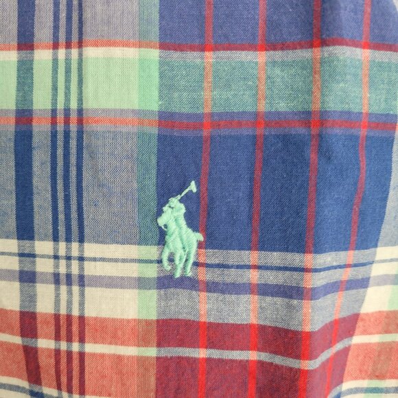 NWT Ralph Lauren Check Shirt Boys 14-16 yrs Size L - Picture 4 of 6
